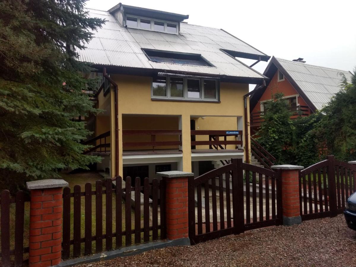 Duzy Dom Wilkasy Zalesie 100M Od Plazy Villa Bagian luar foto